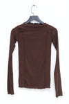 BASERANGE Long Sleeve T-Shirt TTML Collection Ribbed Cotton Portugal BAS-TACTILE TTML-RB-SP24-TACTILE TTML